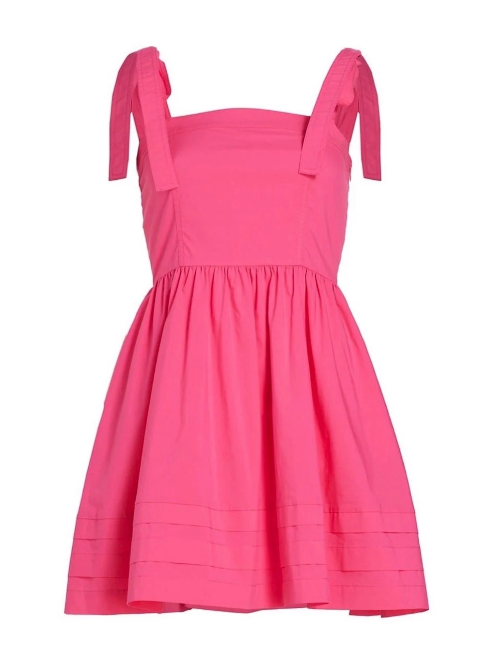 Jonathan Simkhai Fuchsia Fit and Flare Dress
